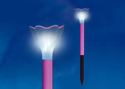 Светильник на солнечных батареях Uniel Promo USL-C-420/PT305 PINK CROCUS (UL-00001762)