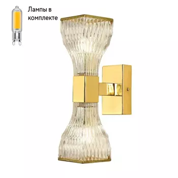 Светильник на стену с Led лампочками в комплекте Favourite 2943-2W+Lamps