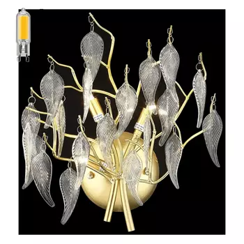Светильник на стену с Led лампочками в комплекте Wertmark WE182.03.401+Lamps