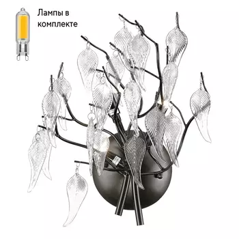 Светильник на стену с Led лампочками в комплекте Wertmark WE182.03.021+Lamps