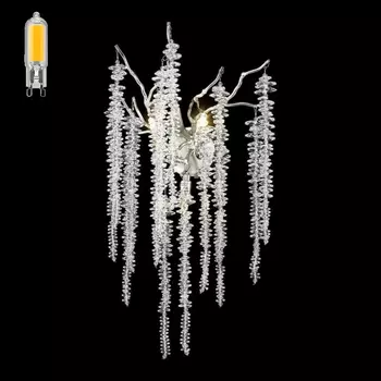 Светильник на стену с Led лампочками в комплекте Wertmark WE185.03.201+Lamps