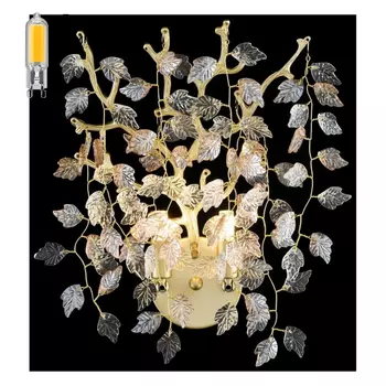 Светильник на стену с Led лампочками в комплекте Velante 184-401-02+Lamps