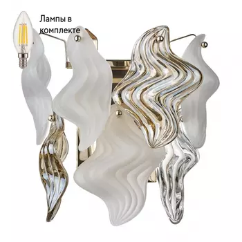 Светильник на стену с Led лампочками в комплекте LUMION 6529/2W+Lamps