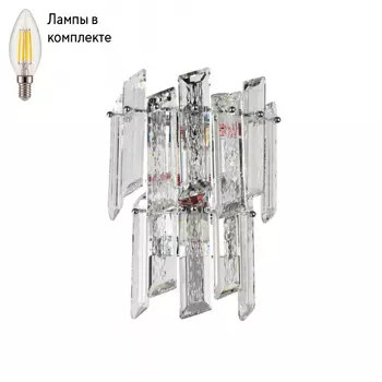 Светильник настенный с лампочками DIVINARE 3512/02 AP-3+Lamps