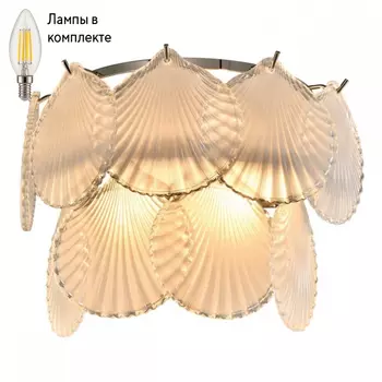 Светильник настенный с лампочками iLamp W2546-2 NIC+Lamps