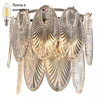 Светильник настенный с лампочками iLamp W2548-2 NIC+Lamps