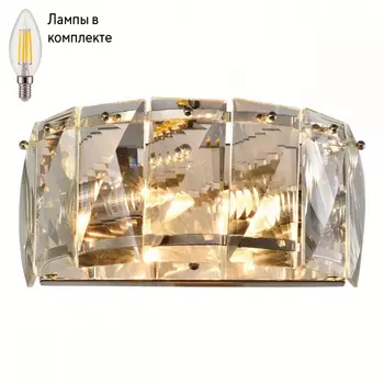 Светильник настенный с лампочками iLamp W2550-2 NIC+Lamps