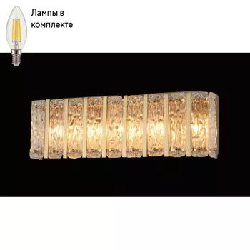 Светильник настенный с лампочками iLamp W4688-58 SGD+Lamps
