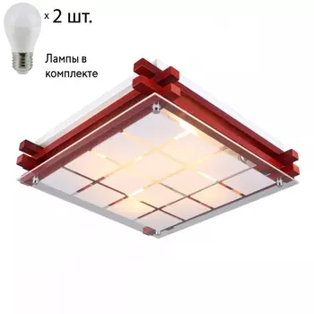 Светильник настенный с лампочками Omnilux OML-40527-02+Lamps