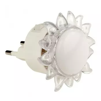 Светильник-ночник (10322) Uniel Детская серия DTL-308-Подсолнух/RGB/4LED/0,5W