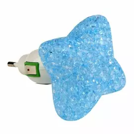 Светильник-ночник (10334) Uniel DTL-309-Звездочка/Blue/1LED/0,1W