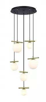 Светильник подвесной iLamp Golden 2134-6D BR+MBK