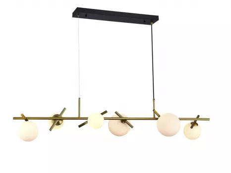 Светильник подвесной iLamp Golden 2134-6L BR+MBK
