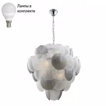 Светильник подвесной с лампочками iLamp 15617-14 CR+MULT+Lamps