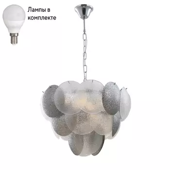 Светильник подвесной с лампочками iLamp 15617-9 CR+MULT+Lamps