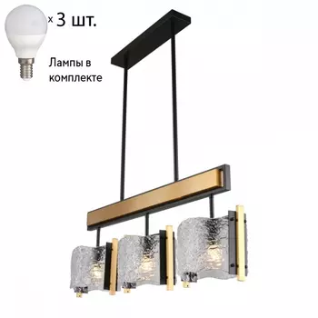 Светильник подвесной с лампочками Omnilux OML-99703-03+Lamps