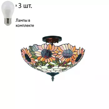 Светильник подвесной с лампочками Omnilux OML-80407-03+Lamps