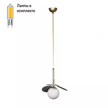 Светильник подвесной с Led лампочками в комплекте LOFT IT 10008/1P Grey+Lamps