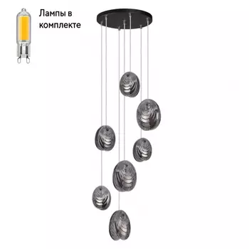 Светильник подвесной с Led лампочками в комплекте Odeon 5038/7+Lamps