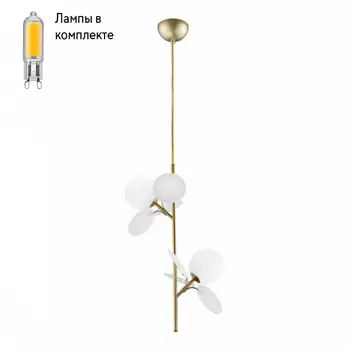 Светильник подвесной с Led лампочками в комплекте LOFT IT 10008/2P white+Lamps