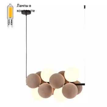 Светильник подвесной с Led лампочками в комплекте Wertmark WE237.12.003+Lamps