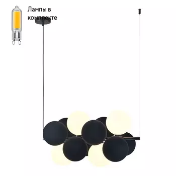 Светильник подвесной с Led лампочками в комплекте Wertmark WE237.12.023+Lamps