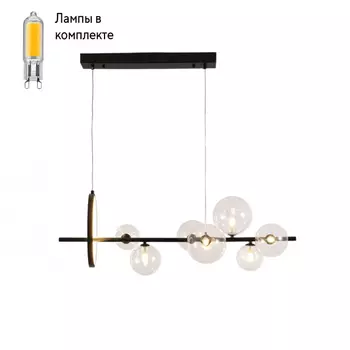 Светильник подвесной с Led лампочками в комплекте KINK Light 07608-7А,19+Lamps