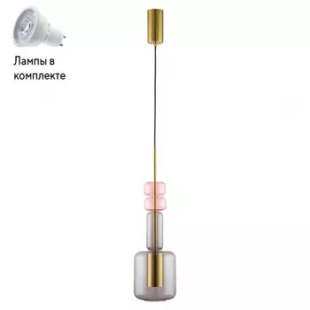 Светильник подвесной с Led лампочками в комплекте LUMION 6504/1+Lamps