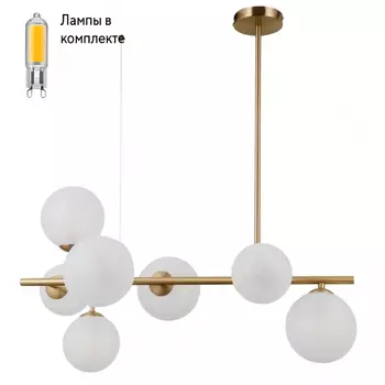 Светильник подвесной с Led лампочками в комплекте DeMarkt 306015207+Lamps