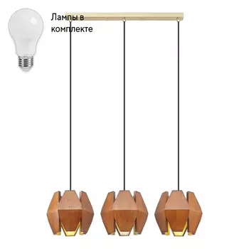 Светильник подвесной с Led лампочками в комплекте Velante 533-706-03+Lamps