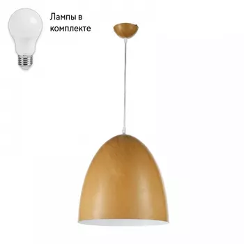 Светильник подвесной с Led лампочками в комплекте Arti Lampadari Bruno E 1.3.P1 BR+Lamps