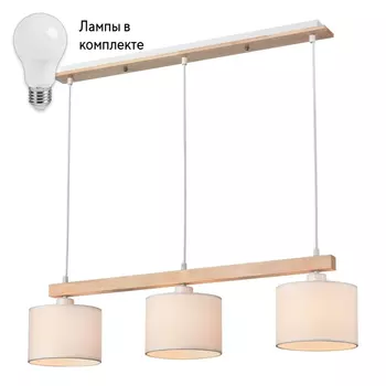Светильник подвесной с Led лампочками в комплекте Velante 518-716-03+Lamps