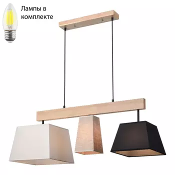 Светильник подвесной с Led лампочками в комплекте Velante 267-713-03+Lamps