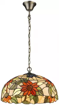 Светильник подвесной в стиле тиффани со светодиодными лампами E27, комплект от Lustrof. №150541-623416
