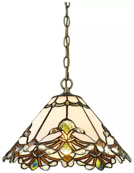 Светильник подвесной в стиле тиффани со светодиодными лампами E27, комплект от Lustrof. №310044-623535