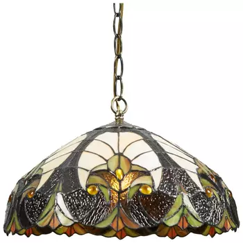Светильник подвесной в стиле тиффани со светодиодными лампами E27, комплект от Lustrof. №151363-623457