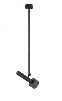 Светильник потолочный iLEDEX Delta 2361-1 BK+GRP