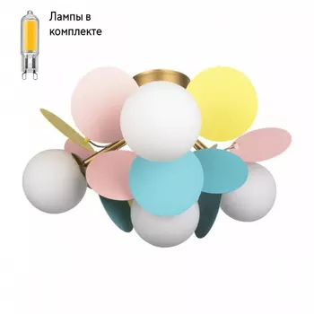 Светильник потолочный с Led лампочками в комплекте LOFT IT 10008/4C Mult+Lamps