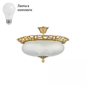 Светильник потолочный с Led лампочками в комплекте Arti Lampadari Venezia E 1.13.46 AG+Lamps