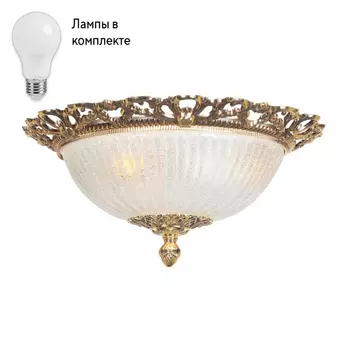 Светильник потолочный с Led лампочками в комплекте Arti Lampadari Vigilanza E 1.13.38 G+Lamps