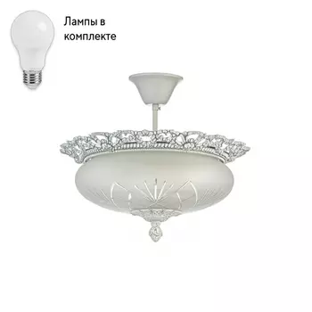 Светильник потолочный с Led лампочками в комплекте Arti Lampadari Venezia E 1.13.38 BW+Lamps