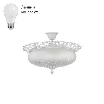 Светильник потолочный с Led лампочками в комплекте Arti Lampadari Venezia E 1.13.46 BW+Lamps