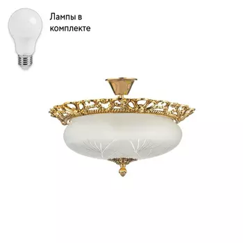 Светильник потолочный с Led лампочками в комплекте Arti Lampadari Venezia E 1.13.46 G+Lamps