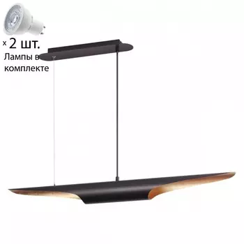 Светильник с лампочкой Odeon Light Whitney 3816/50BG+Lamps Gu10