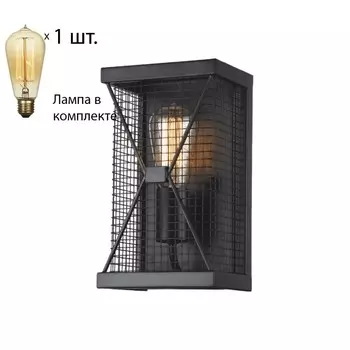 Светильник с ретро лампой Favourite Mesh 1784-1W+Retro Lamps