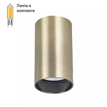 Светильник точечный с Led лампочками в комплекте CRYSTAL LUX CLT 015C BZ-BL+Lamps