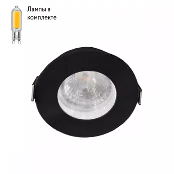 Светильник точечный с Led лампочками в комплекте CRYSTAL LUX CLT 045C1 BL IP44+Lamps