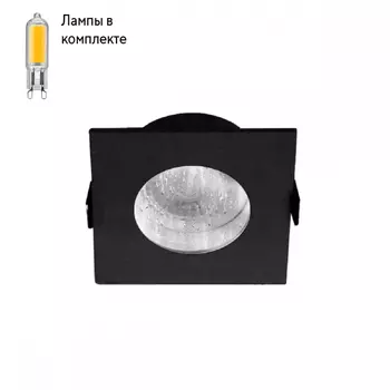 Светильник точечный с Led лампочками в комплекте CRYSTAL LUX CLT 046C1 BL IP44+Lamps
