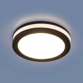 Светильник встраиваемый Elektrostandard DSKR80 5W 4200K BK черный (a049707)