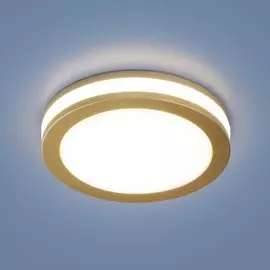 Светильник встраиваемый Elektrostandard DSKR80 5W 4200K SGD золото матовый (a049509)